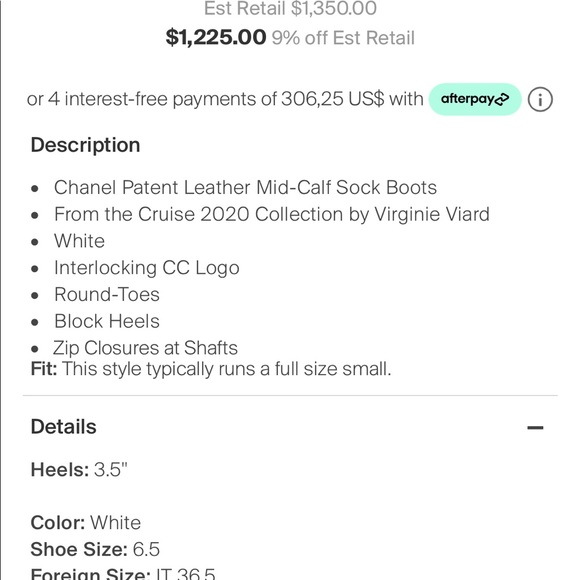 CHANEL 2020 interlocking CC Logo Sock boots - Picture 6 of 13